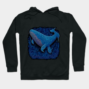 Blue whale Hoodie